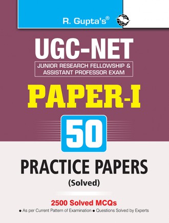 RGupta Ramesh UGC-NET (Paper-I) 50 Practice Papers (Solved) English Medium